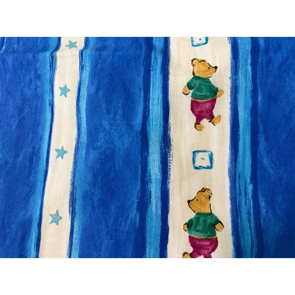 New Disney Winnie The Pooh Handmade Graphic Print Curtain Valance Nursery 54x24